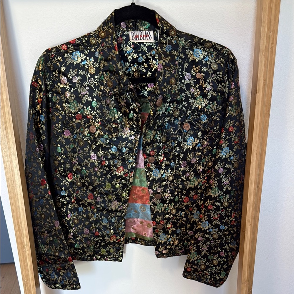 Floral Black Jacket